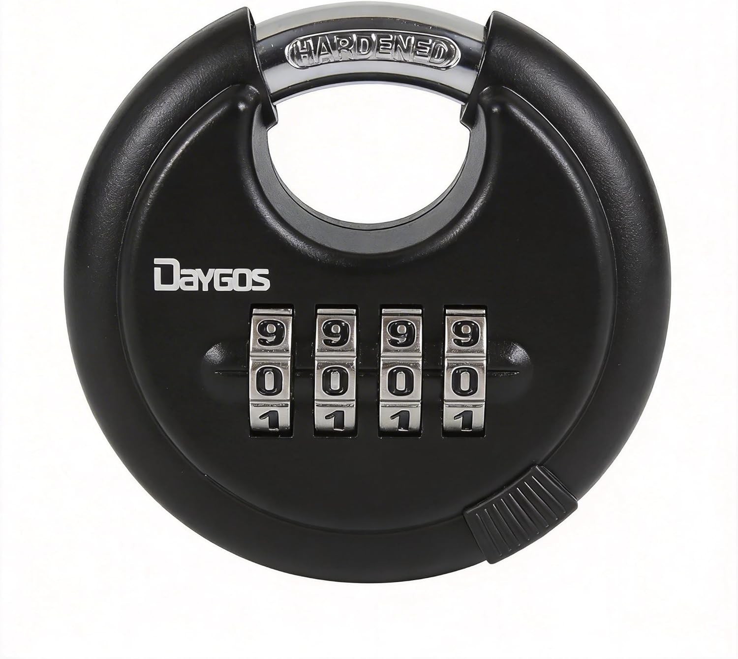 Combination Disc Padlocks for Outdoor - Heavy Duty 4 Digit Code Lock, Combo Disc