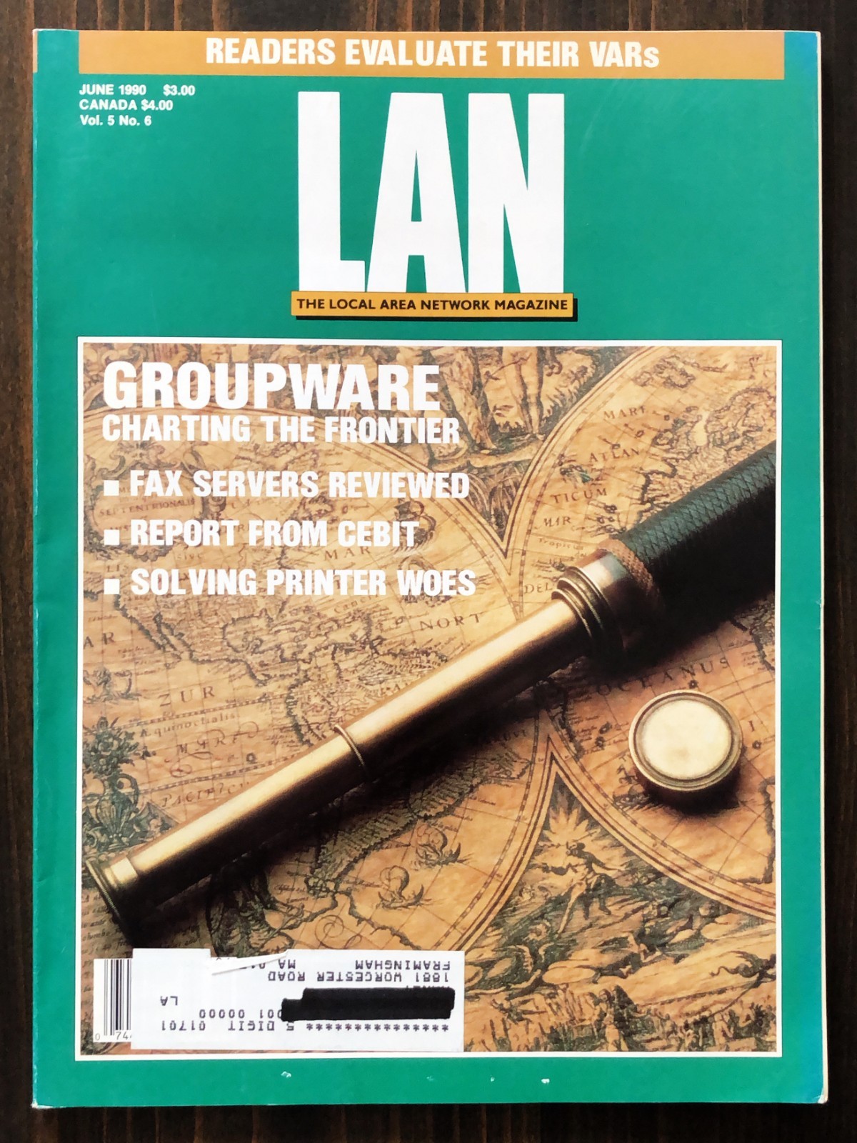 1990 LAN Local Area Network Magazine - Lot 0f 1 (June)