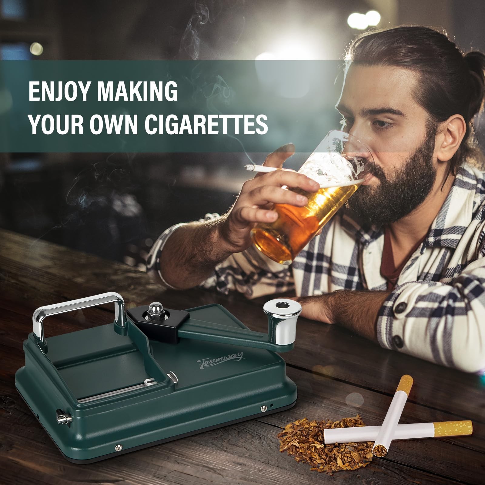 Cigarette Rolling Machine Manual, Cigarette Injector Machine with Cleaning Br...
