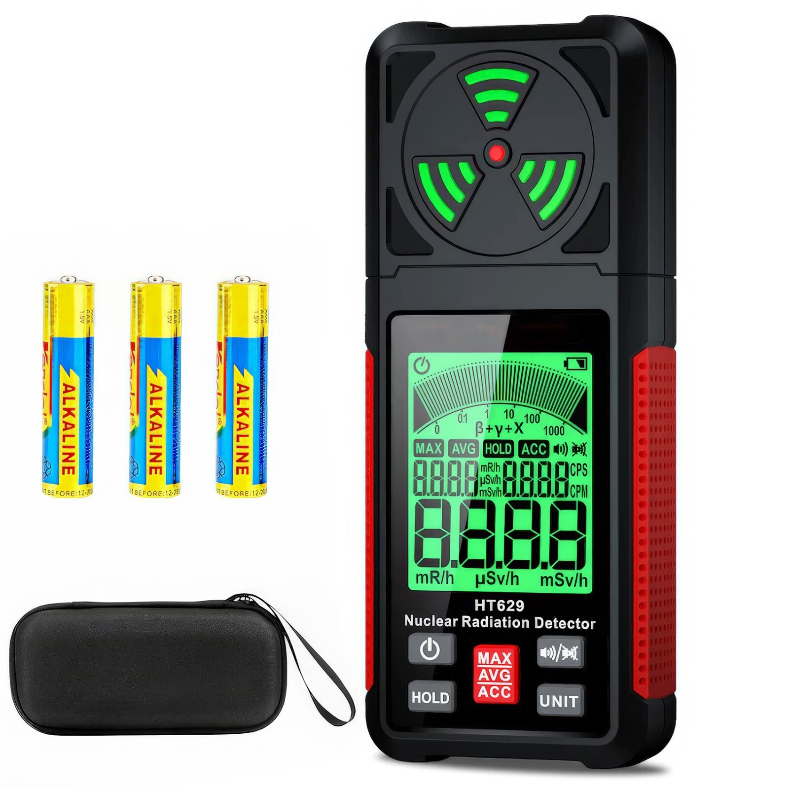 Geiger Counter Nuclear Radiation Detector, Beta Gamma X-ray Radioactivity Detect