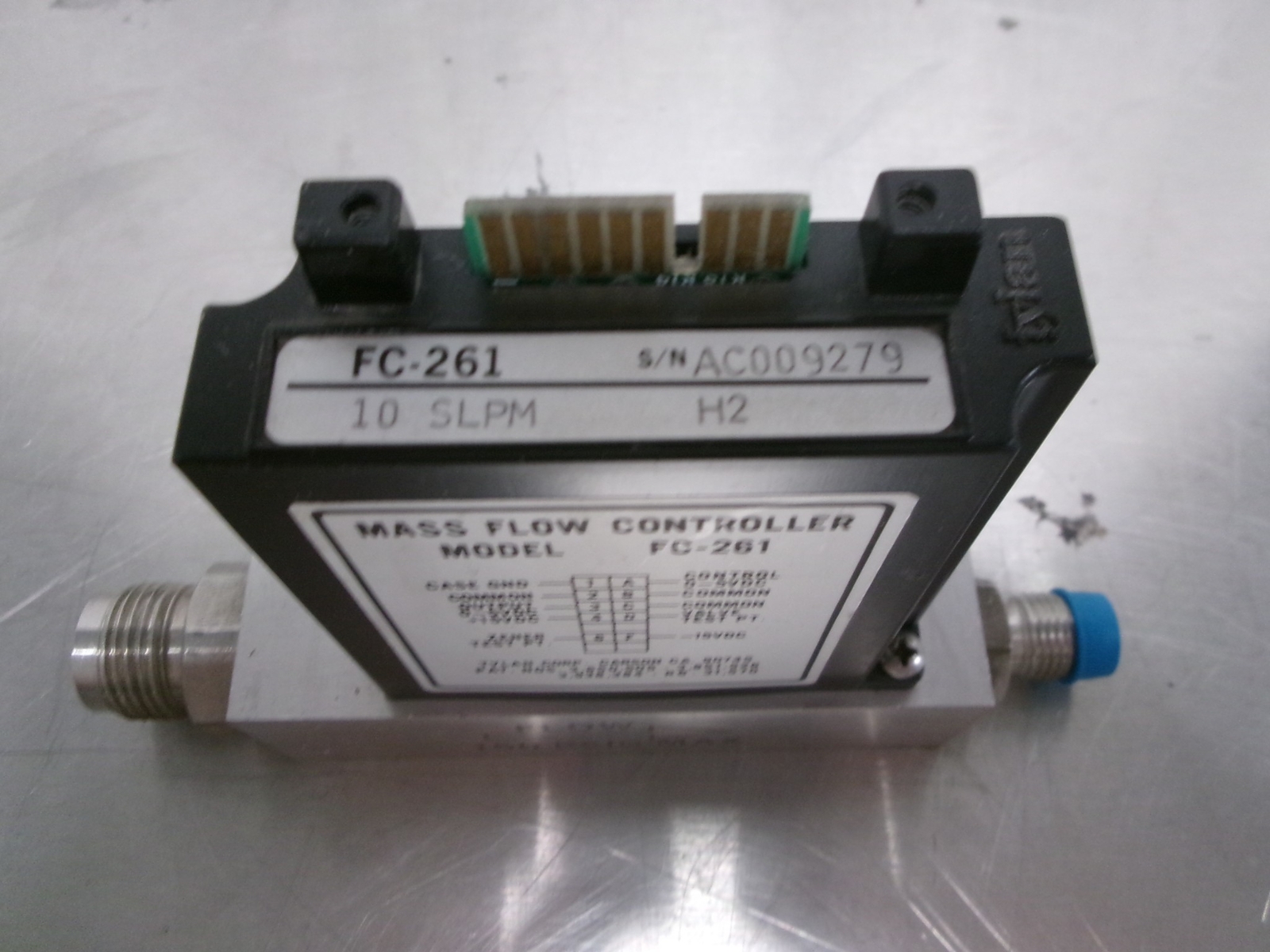 Unit, FC-261, Range 10 SLPM, Gas H2, Used