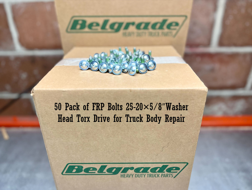 Morgan / Supreme Truck - 50 Pack of FRP Bolts 25-20×5/8″Washer Head Torx Drive