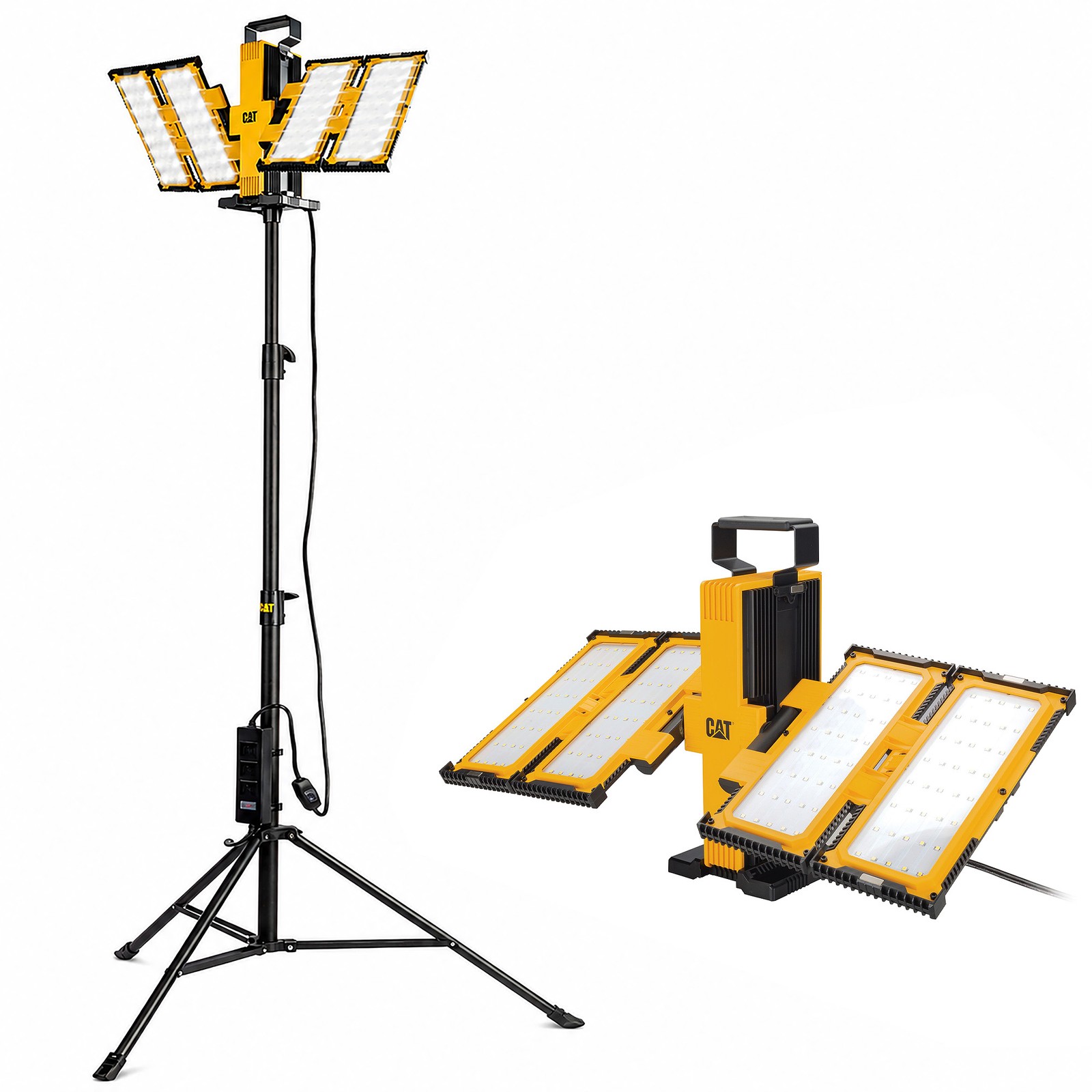 Cat 10000 Lumens 4 Panel Work Light with Tripod - 980886CWT