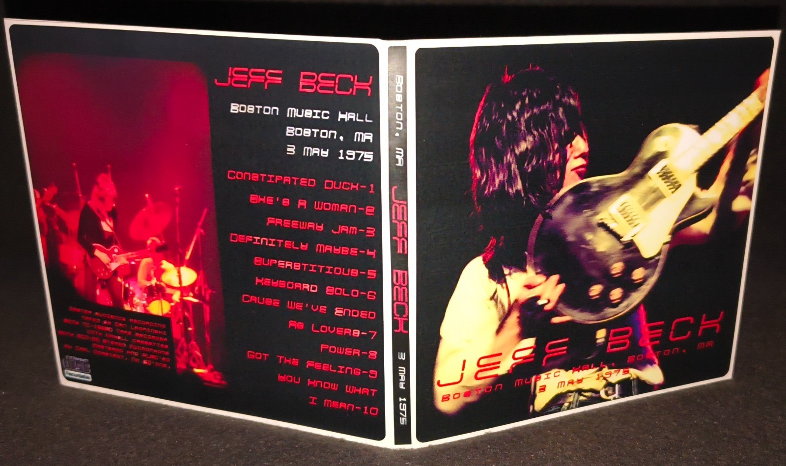 Jeff Beck Boston 1975 Gate Fold CD NEW