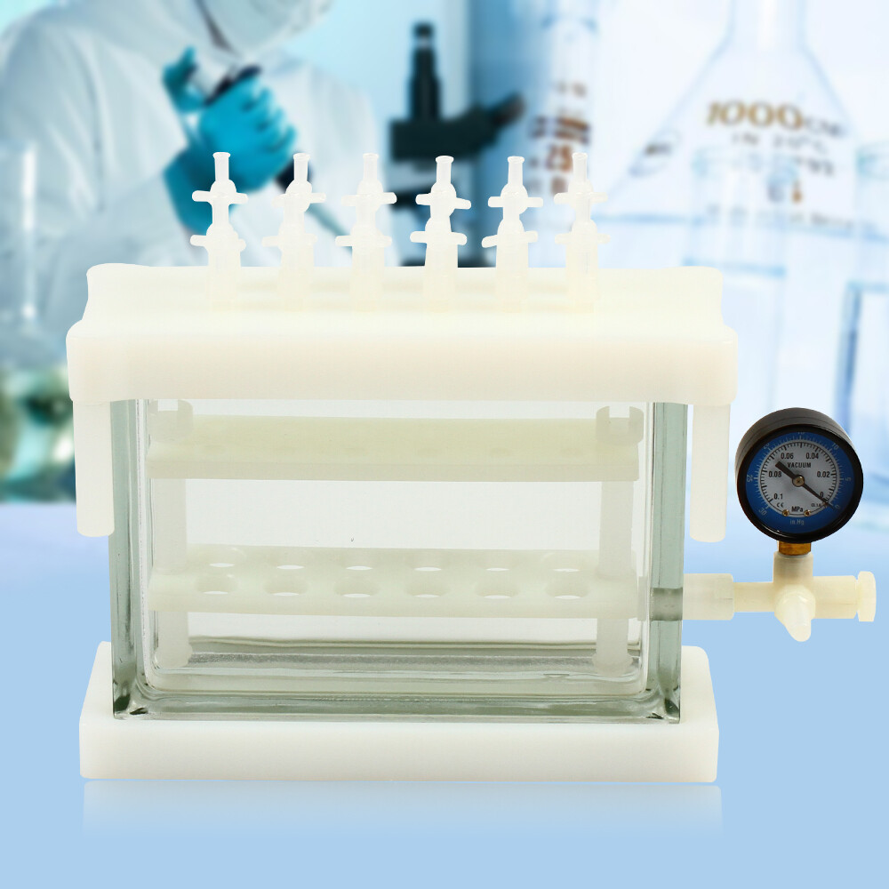 12 Position Solid Phase Extraction Vacuum SPE Manifold Chamber For Lab Testing