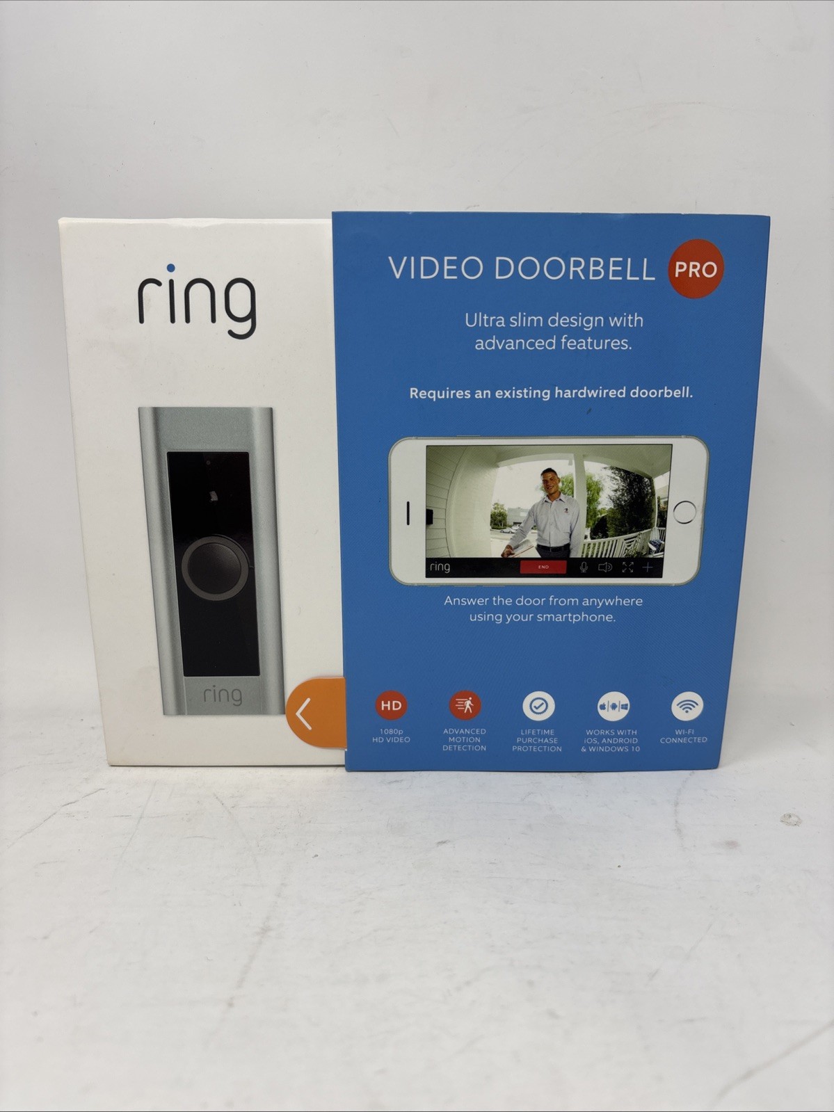 Ring Video Doorbell Pro - May work (not sure)  parts only 3 covers