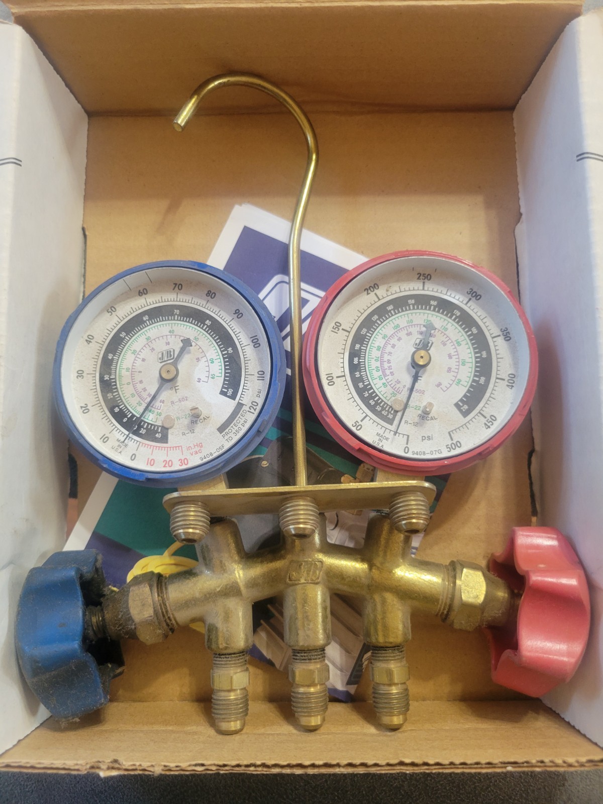 JB Industries Free Floating Piston Manifold Charging And Testing M2-8-127a