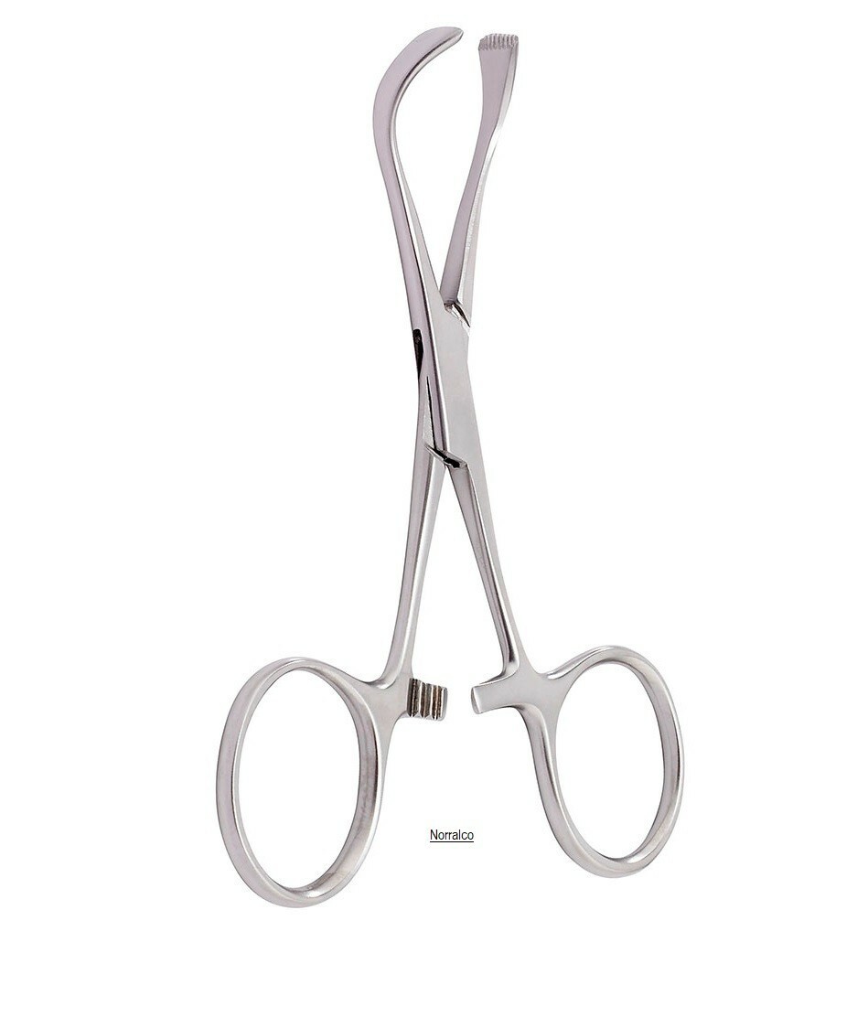6 EDNA-LORNA Towel Clamps, 5.1/4", Non-Perforating, Premium Stainless