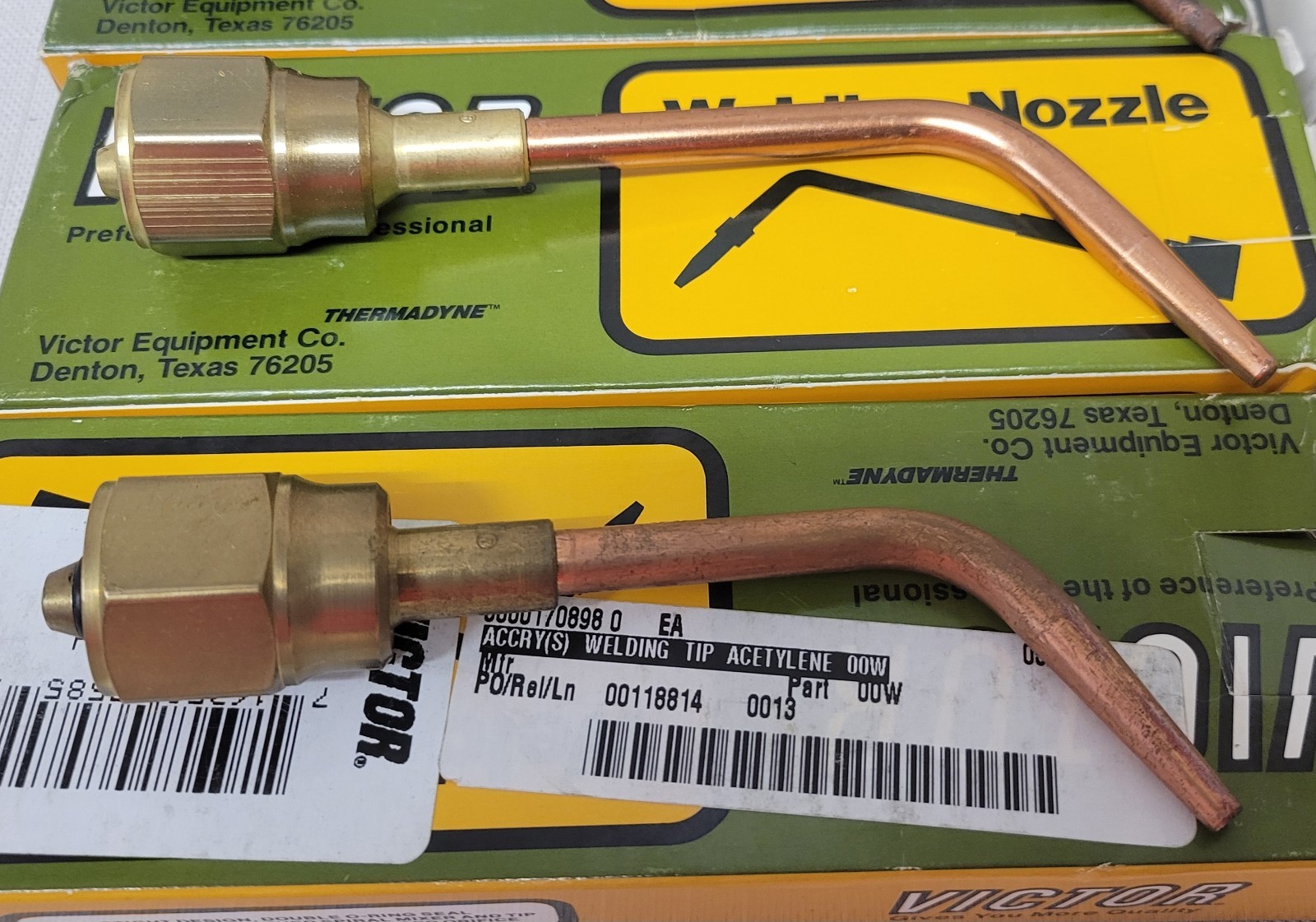 Victor Welding Nozzle Lot, 7 Total