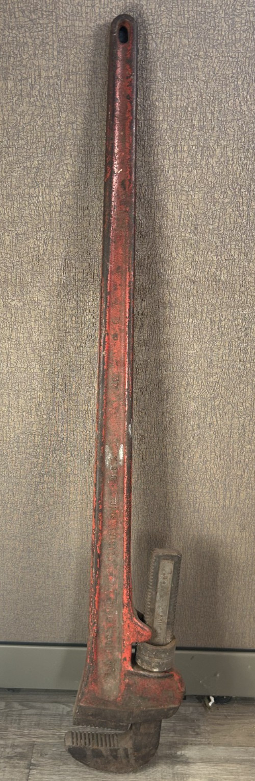 Ridgid The Ridge Tool Co 48" Heavy Duty Pipe Wrench USA