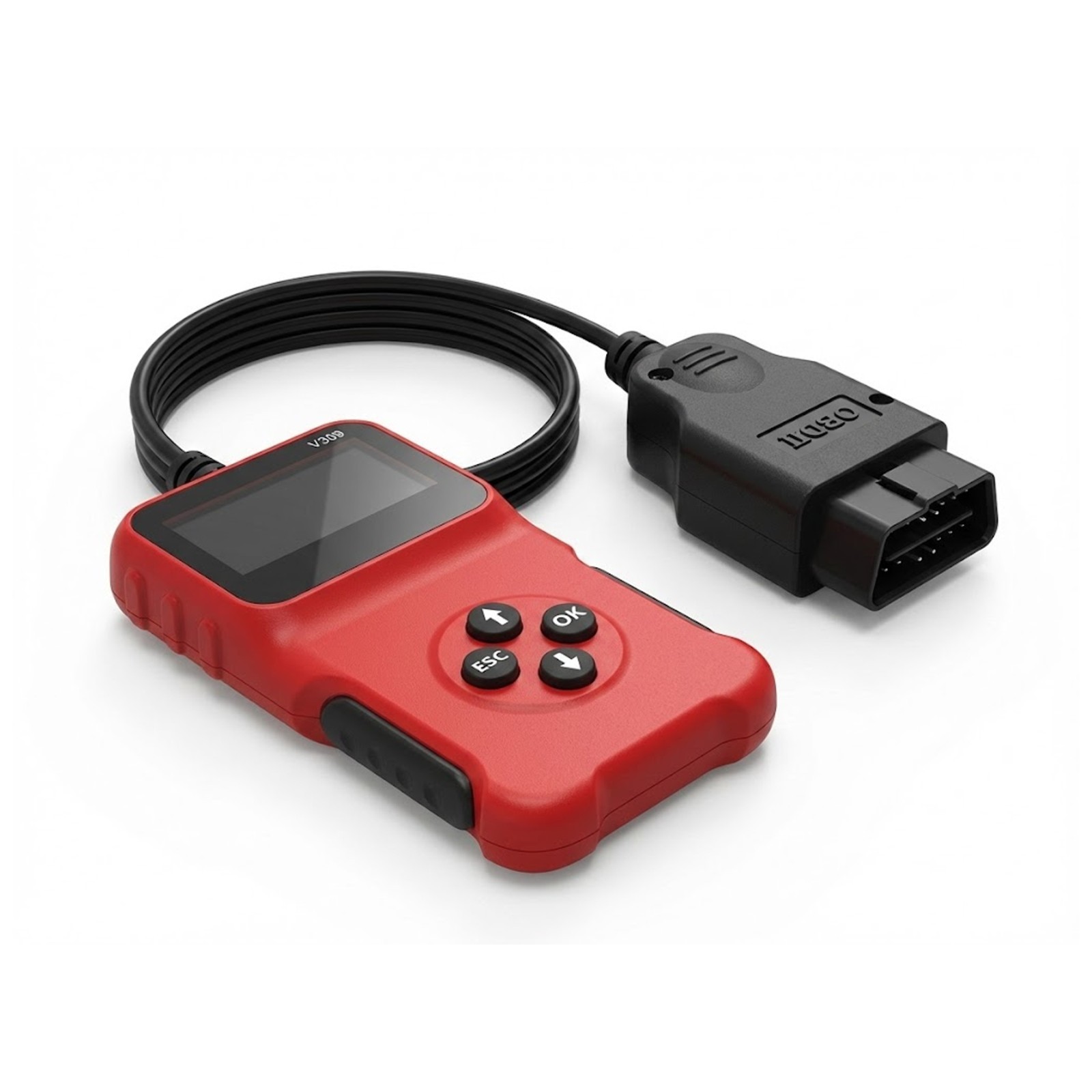 Voyager Tools V309 OBD2 Code Reader Diagnostic Scanner, 9–16V, Display