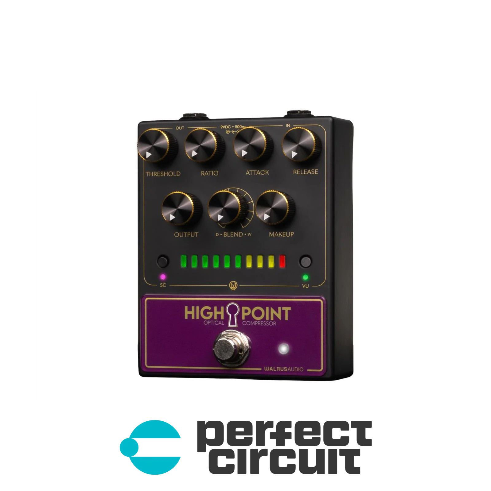 Walrus Audio Highpoint Optical Compressor Pedal EFFECTS NEW - PERFECT CIRCUIT