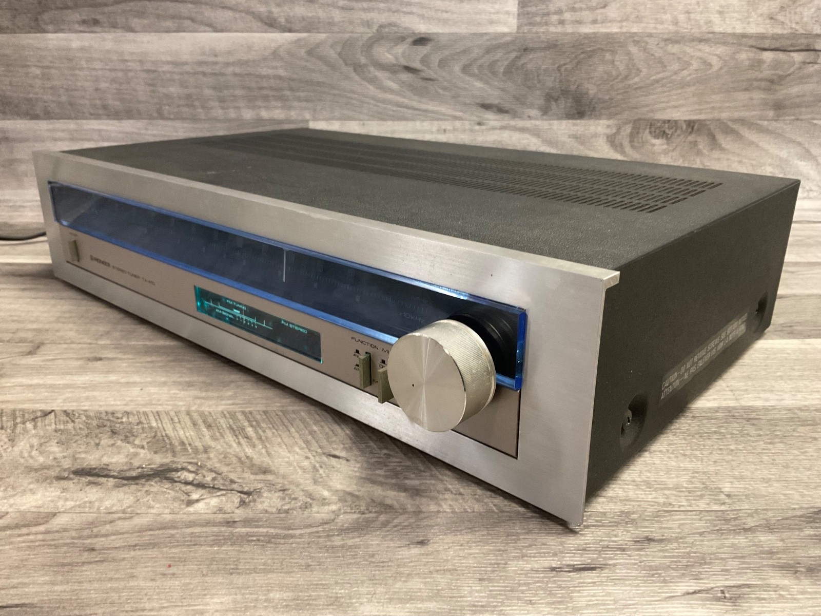 Pioneer TX-410 AM/FM Stereo Tuner - Vintage - Working
