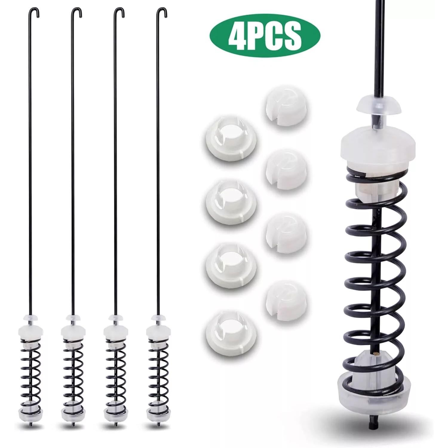 4PCS/SET For Whirlpool Kenmore Washer W10780045 W10821956 Suspension Rod Kit
