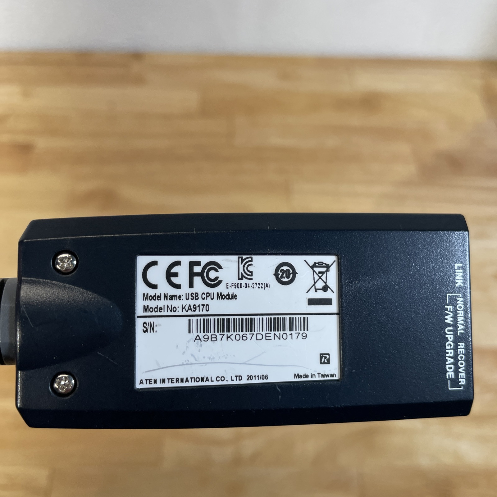 Altusen USB CPU Module - Model No. KA9170 (USB CPU Module)