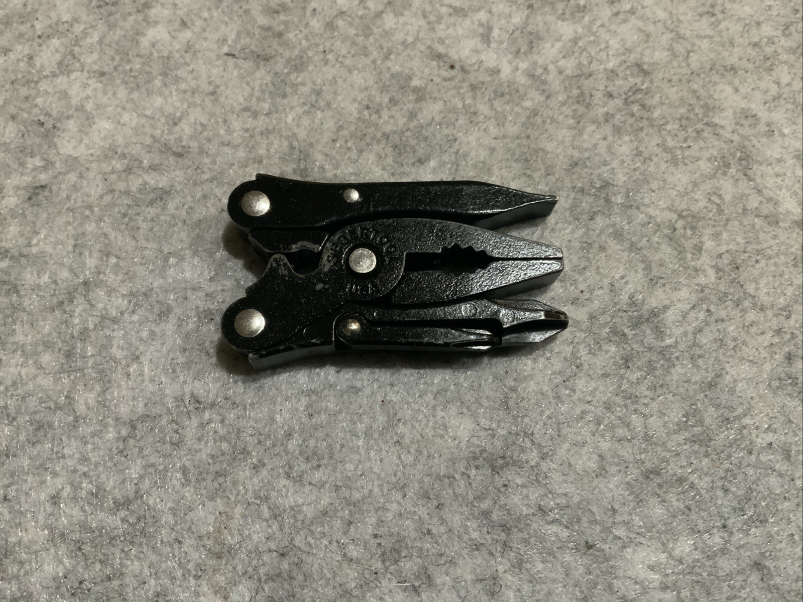 Vintage Sebertool USA Black Micro Tool Pliers Phillips Flathead Large & Small