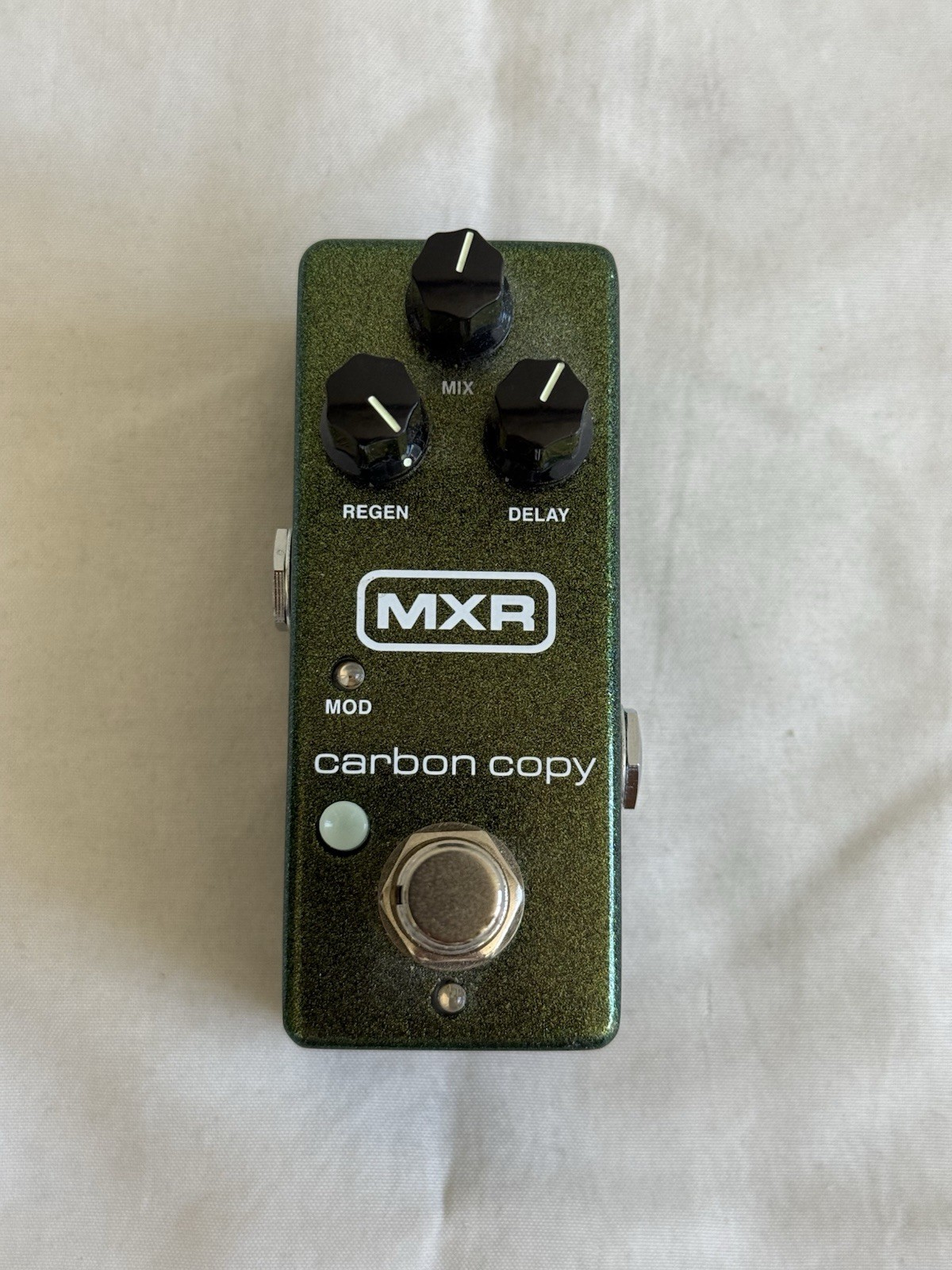MXR M299 Carbon Copy Mini Analog Delay Guitar Effects Pedal Green Untested