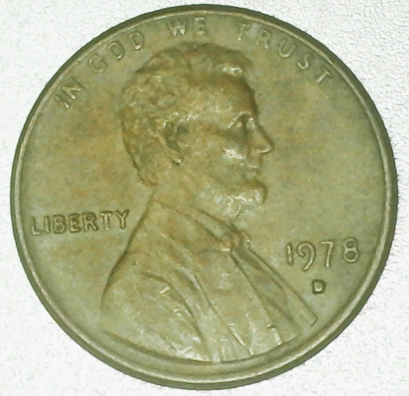US 1978 D Lincoln Memorial Cent Copper Penny Ungraded Circulated Denver Mint