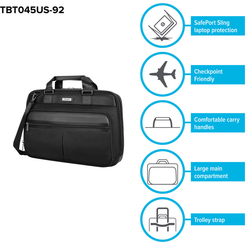Targus TBT045US 15-16" Mobile Elite Briefcase