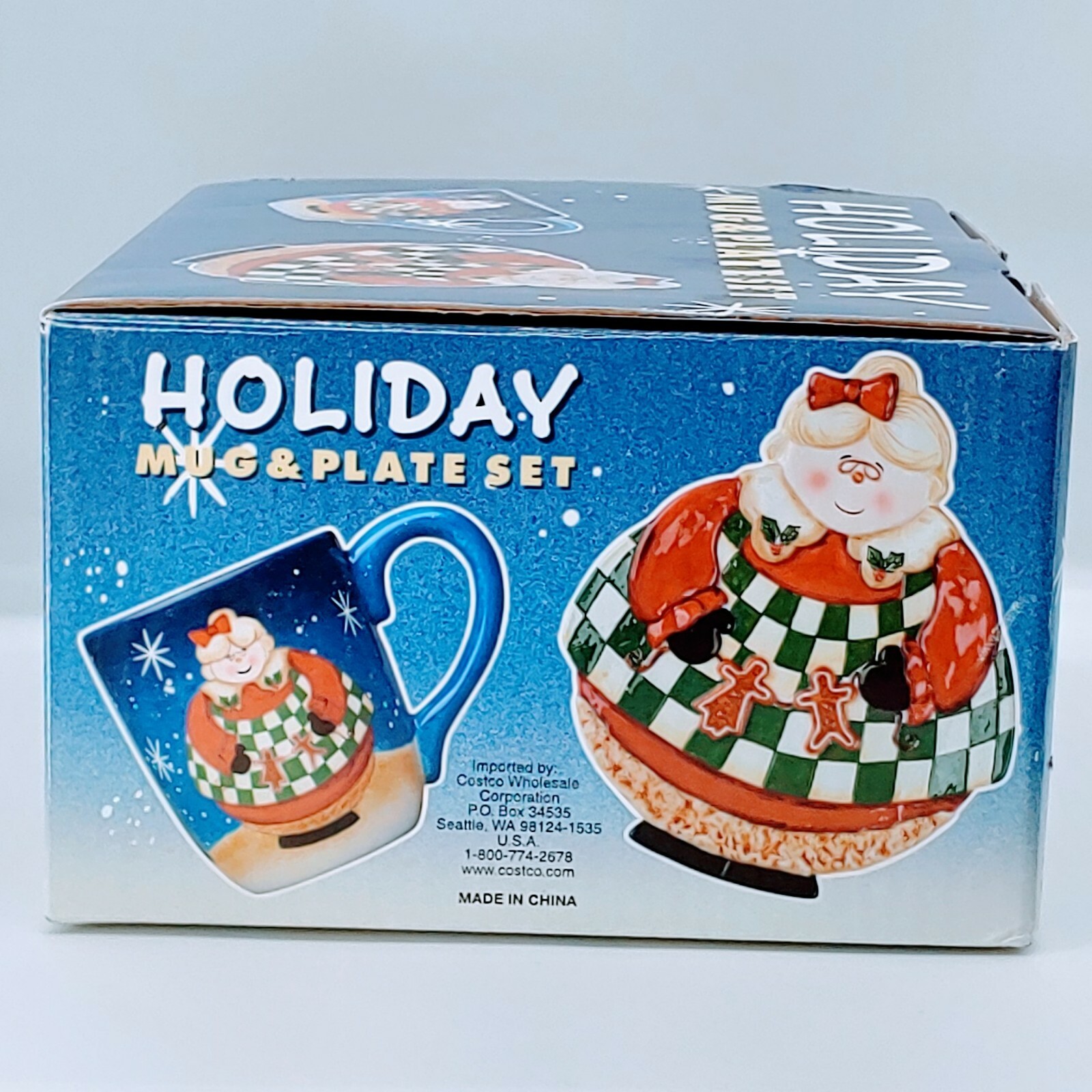Becca Barton - "Holiday" Mug & Plate Set. New. Open box.