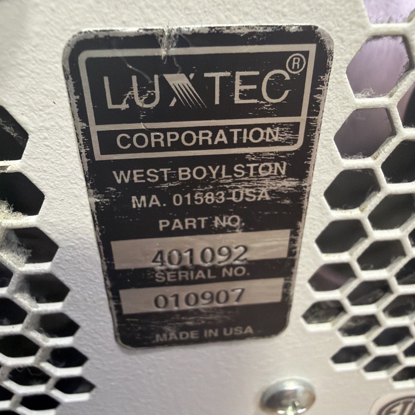Luxtec 9300XSP 300W Xenon Surgical Light Source Tested Working