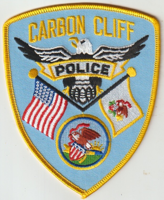 Carbon Cliff IL Police obsolete patch shipped from Australia