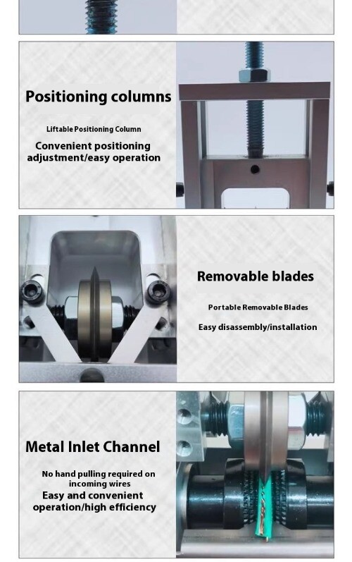 Hand-cranked Scrap Wire Stripping Machine Old Wire and Cable Copper Wire Strippe