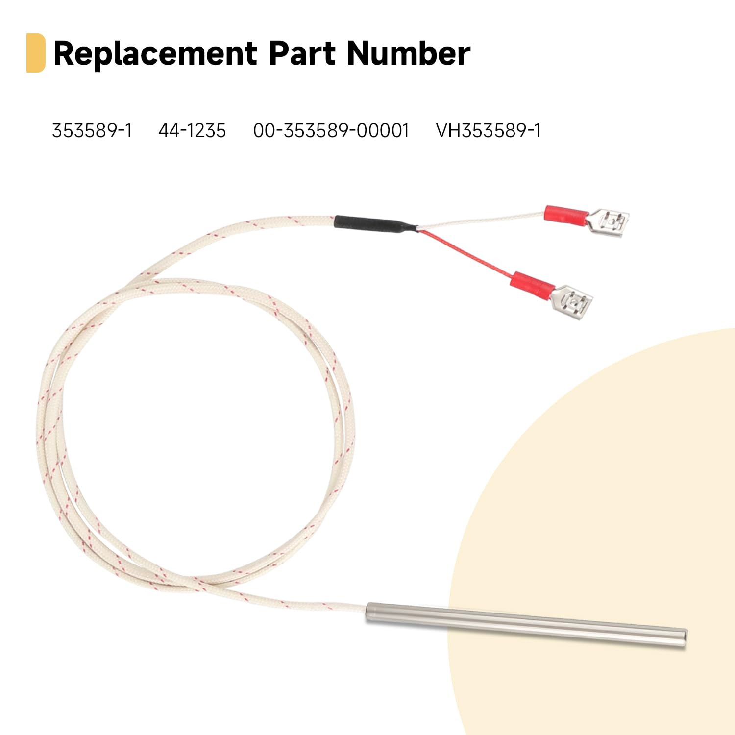 Temperature Sensor Probe Oven Temperature Probe Compatible with Vulcan Hart Repl