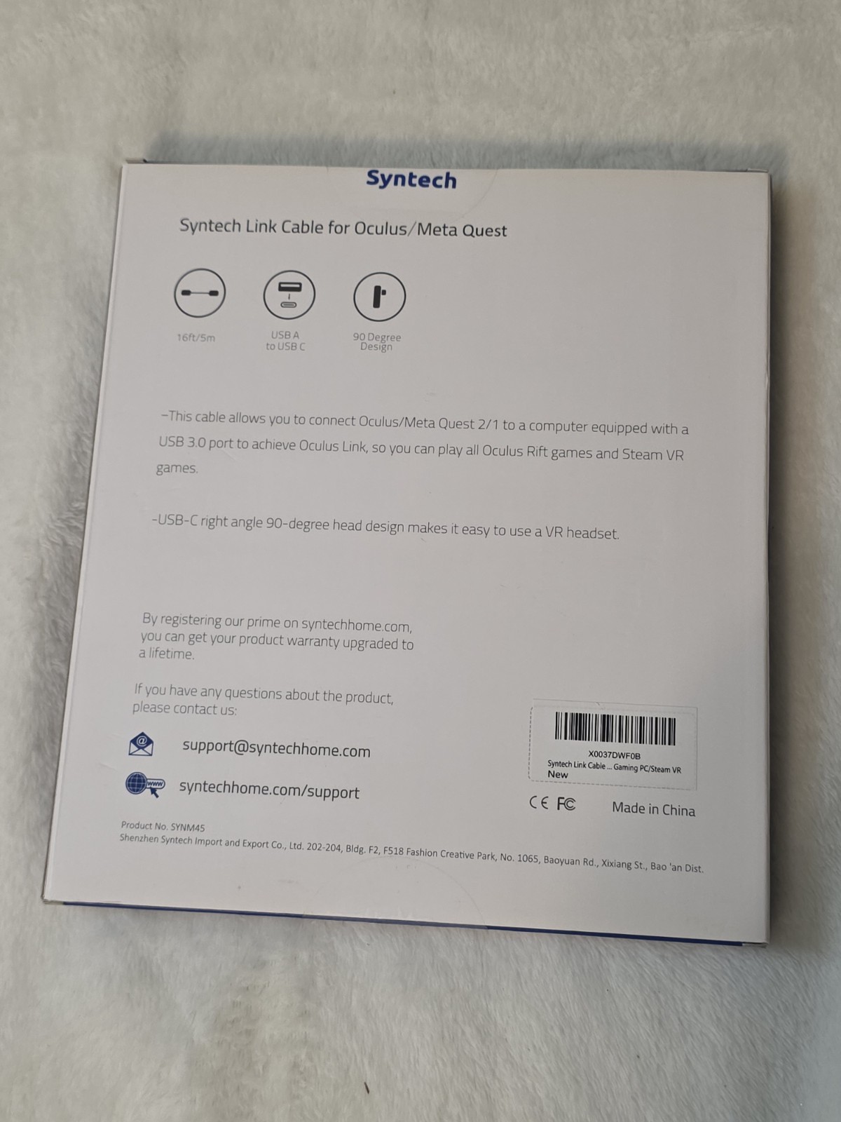 Oculus/meta Quest - 16 Ft Link Cable