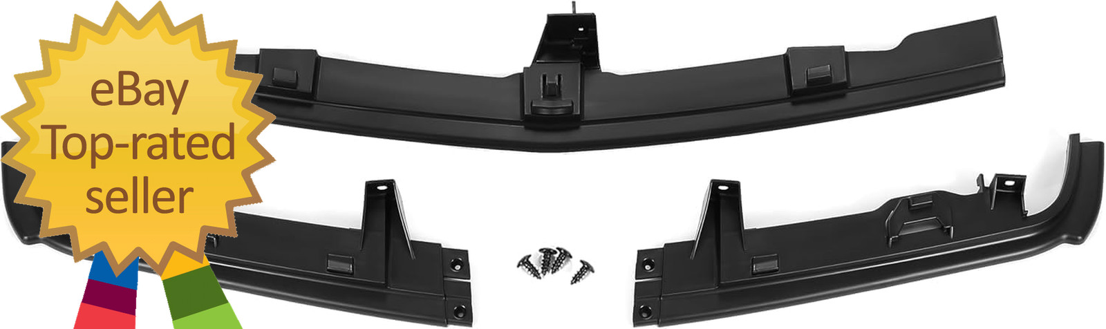Front Bumper Filler Trim Compatible with 1994-2000 Chevy GMC Tahoe Suburban