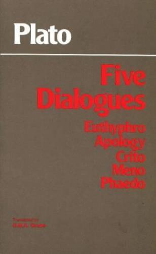 Plato - Five Dialogues: Euthyphro, Apology, Crito, Meno, Phaedo - ACCEPTABLE