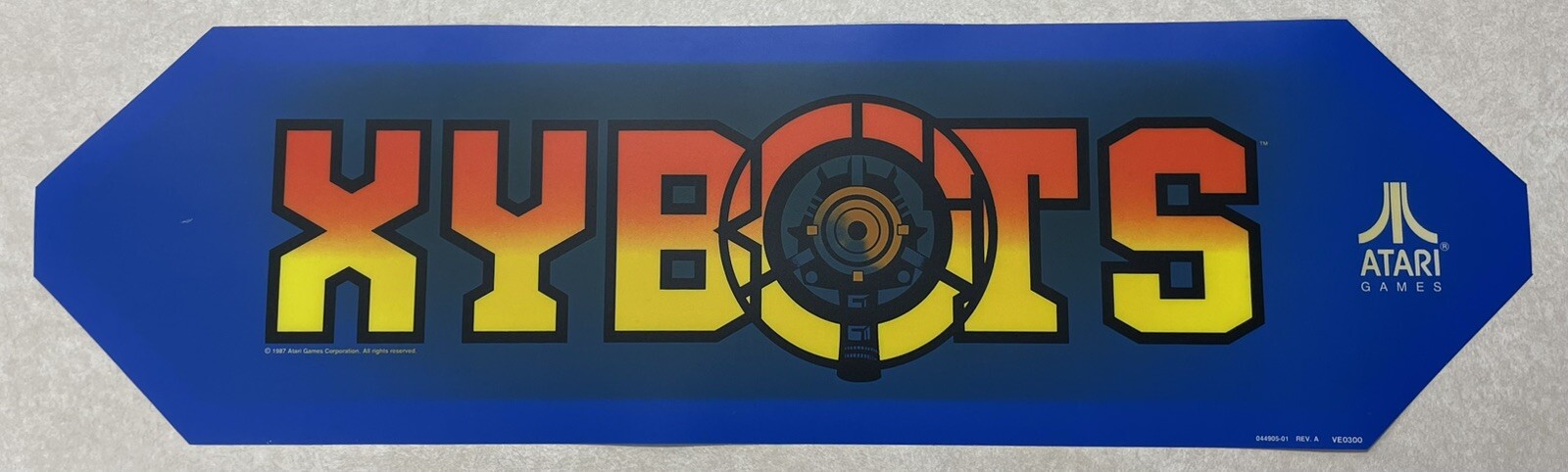 Xybots Arcade Marquee Atari Original