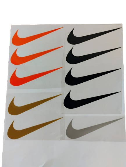 Nike Swoosh Replica Iron-On Transfers: Set ✨
