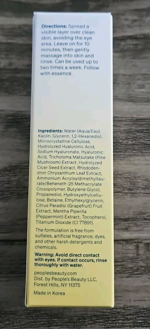 People's Beauty Frontliner Mask + Scrub, 1.7 oz / 50 mL