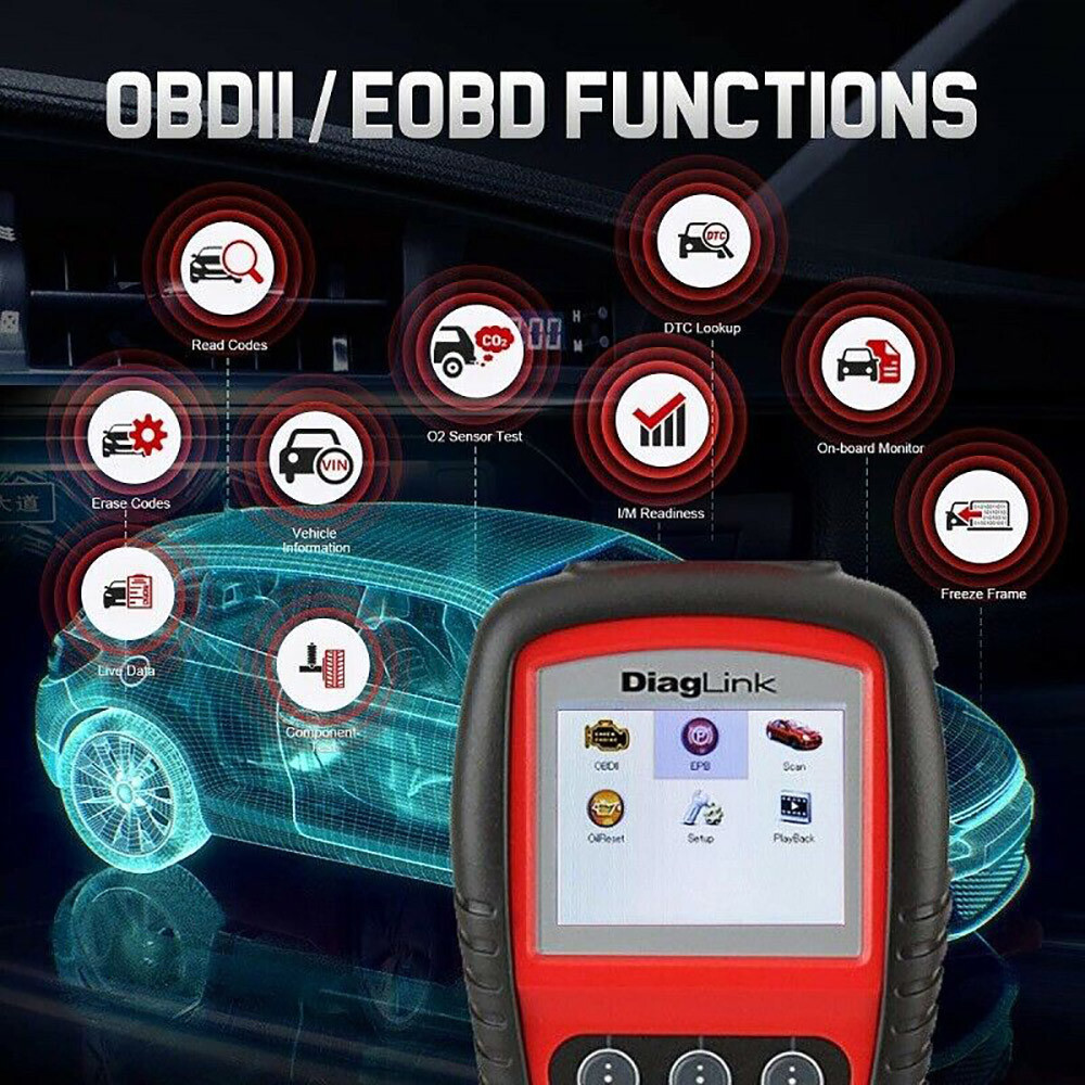 2025 Car All System Scanner Autel MaxiDiag Elite DiagLink OBD2 Diagnostic Reader
