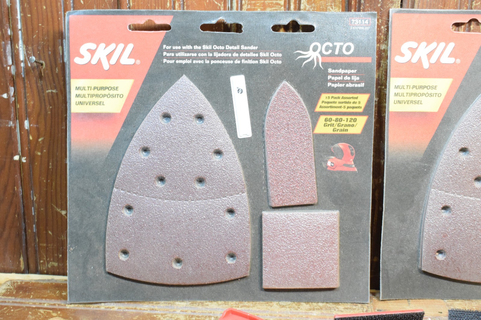 SKIL OCTO DETAIL SANDER HOOK AND LOOP SANDING SYSTEM PLUS 5 SHAPE FORMS EXTRAS
