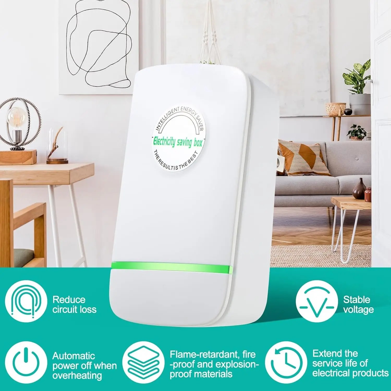 Pro Power Saving Device Electricity Saving Box Stabilize Voltage Device-US