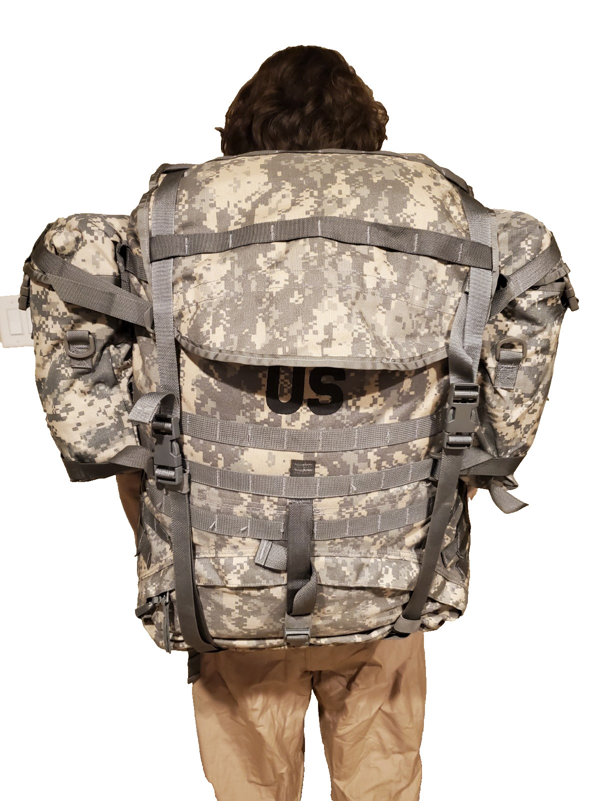 US Military ACU MOLLE II LARGE RUCKSACK BACKPACK - COMPLETE - ARMY Ruck