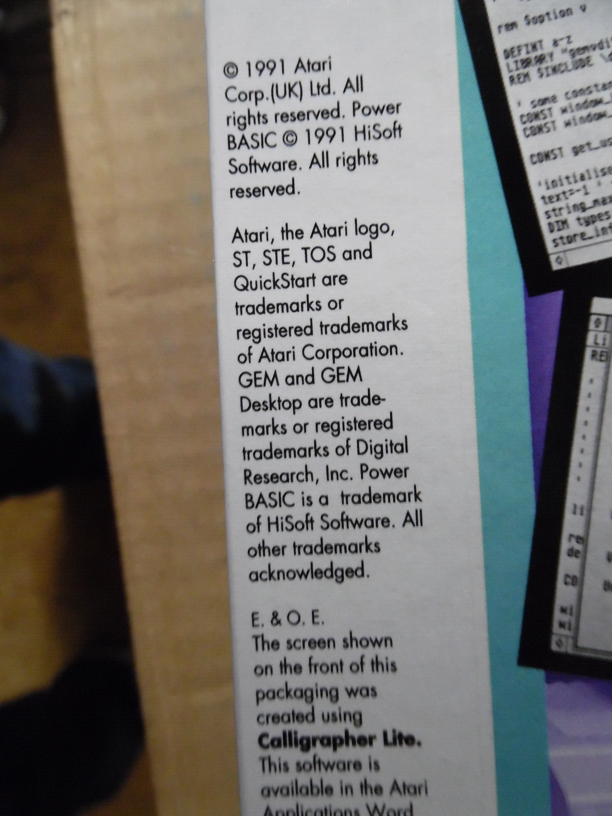 Introduction to Basic Programming Atari/HISOFT 1040/Mega/TT ST NEW Disk