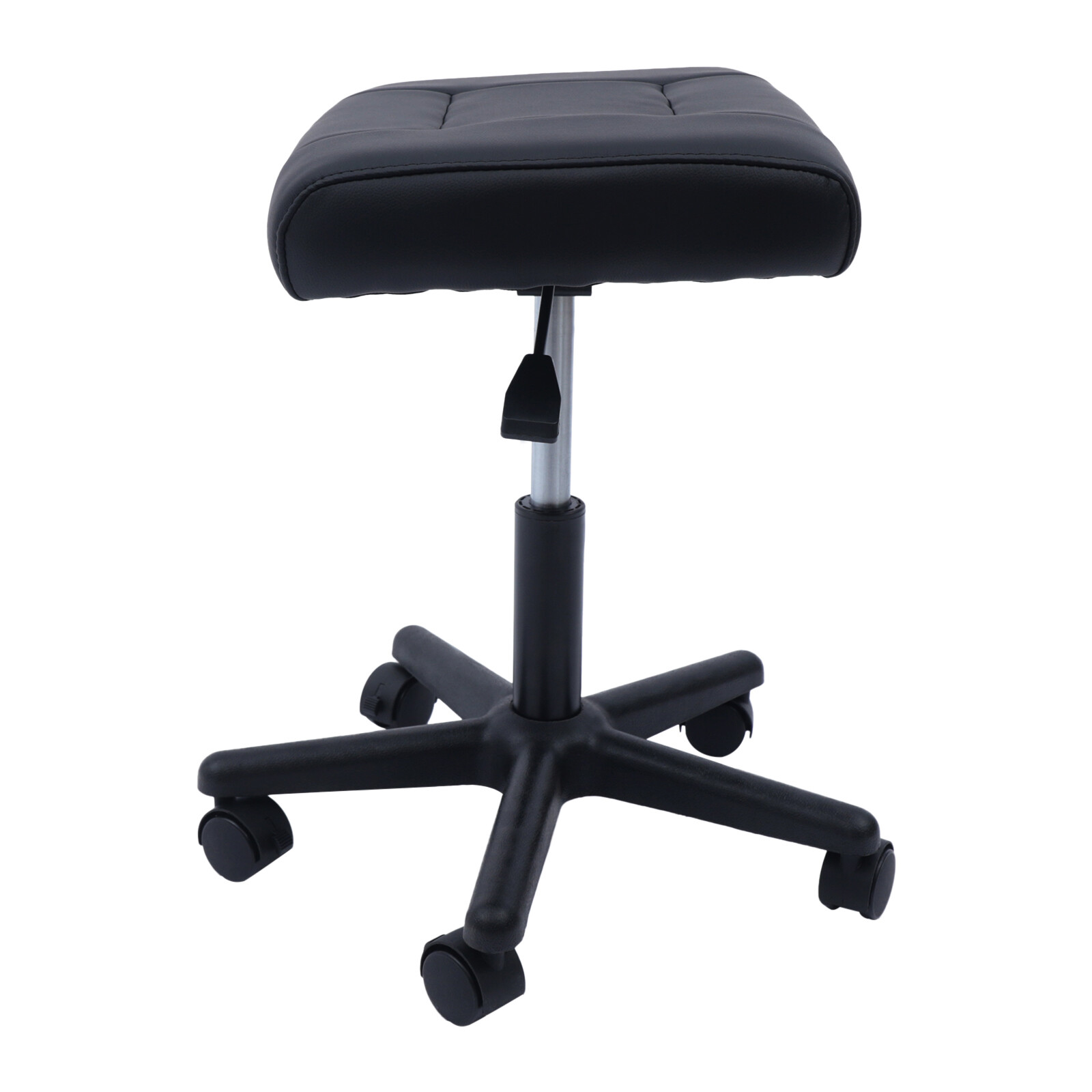 Office Foot Stool with Wheels, Height Adjustable Rolling Leg Rest Adjustable New