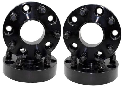 Wheel Accessories Parts 4 unidades de 1.50" Thick - 4 Pack Negro anodizado