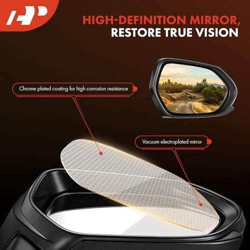 Driver Side Manual Door Mirror - Compatible with Dodge Neon Left Driver Side