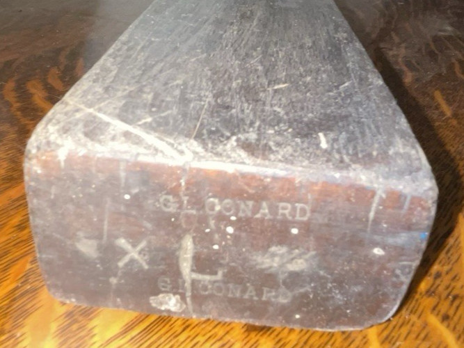 28" ANTIQUE~ STANLEY PLANE~GL CONARD XL #33~ MISSING BLADE