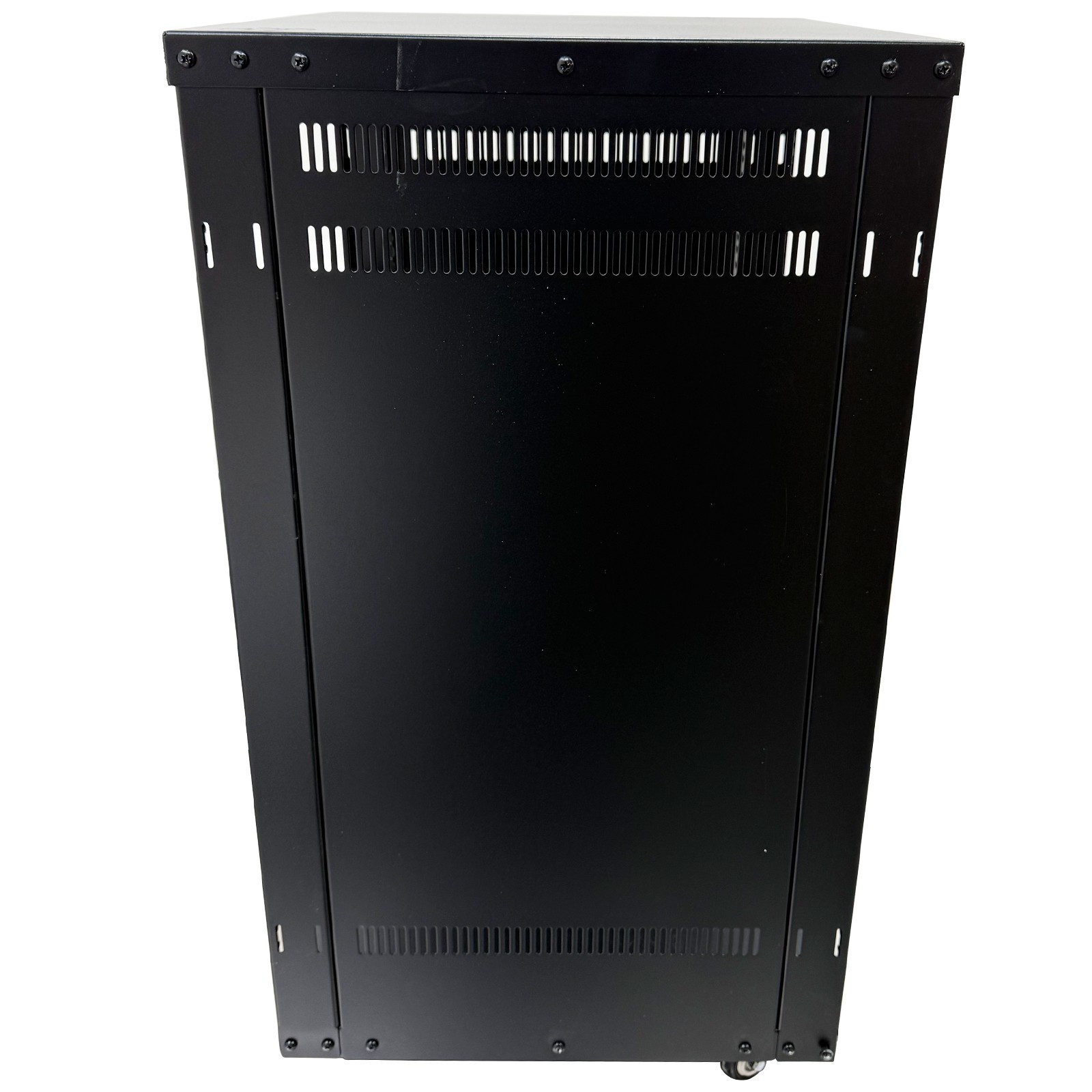 12 Space Studio Rack Case with 4" Caster Wheels 12U Open-Frame Server Rack