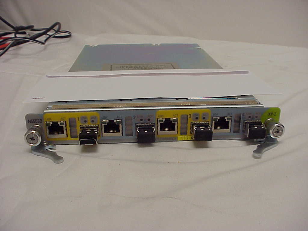 Agilent N5553B Network Card With 4 Light Wave Adapters included