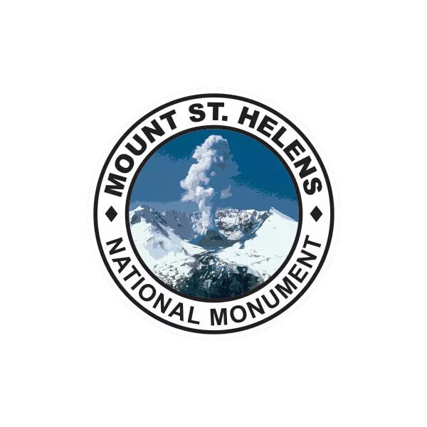 Mount St Helens National Monument Sticker Decal