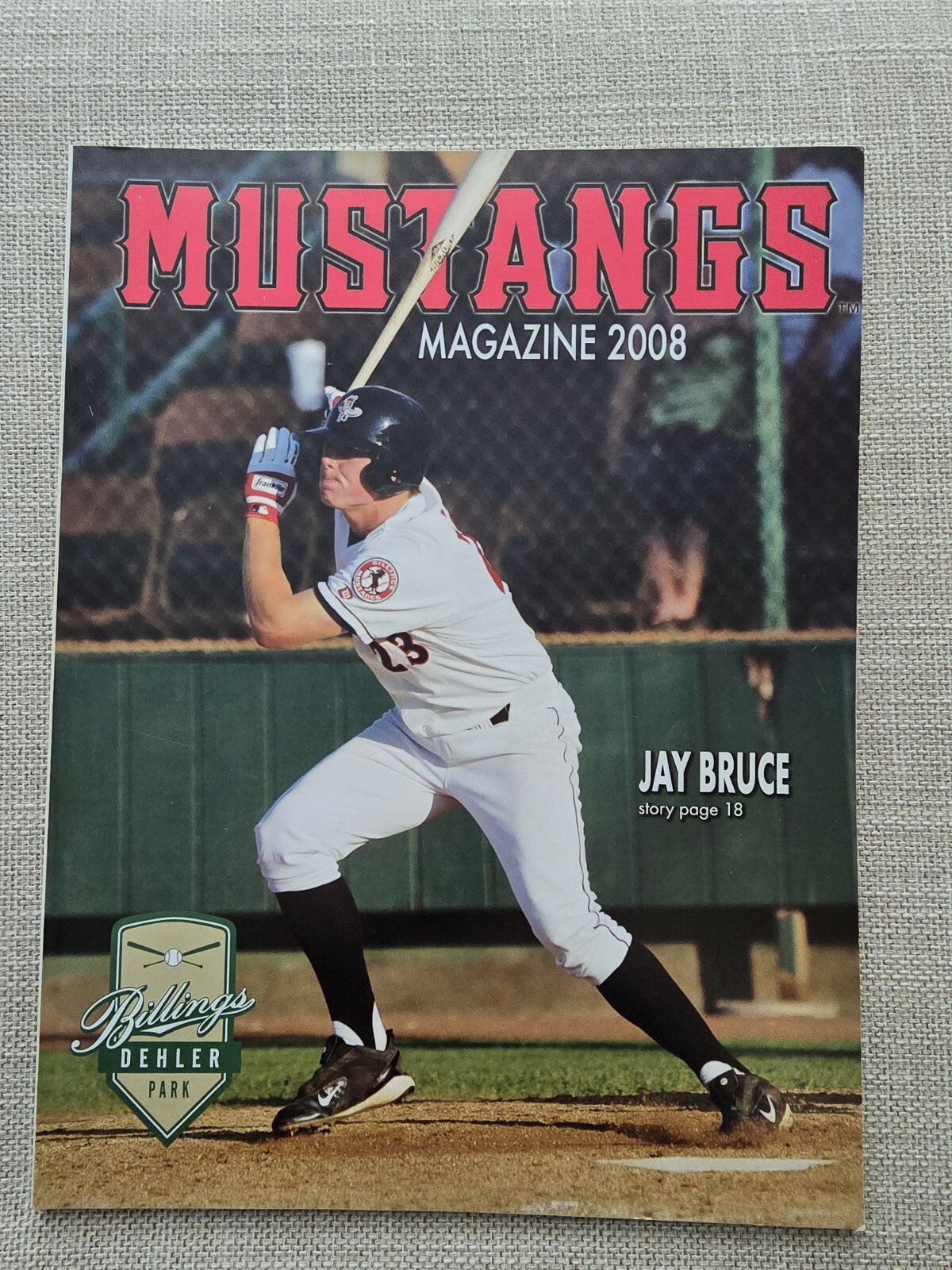 Billings Mustangs 2008 Program Jay Bruce Cincinnati Reds Dehler Park Montana