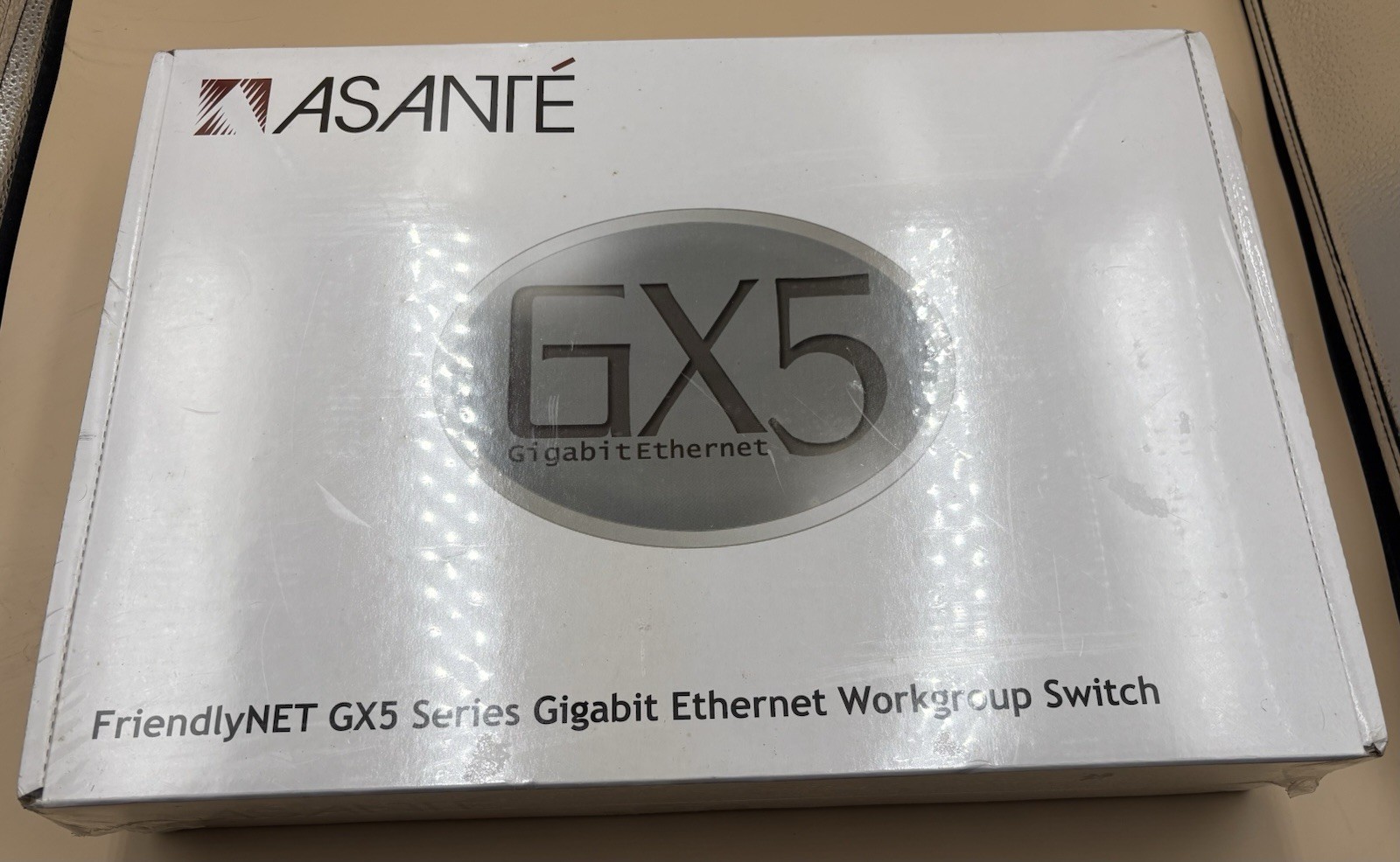 BRAND NEW Asante Gx5-800 Gigabit Ethernet Switch 8 Ports Factory Sealed