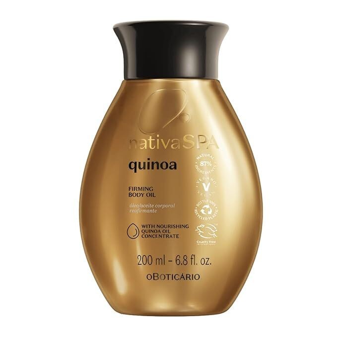 Nativa SPA O Boticario Quinoa Oil - Brazilian Beauty Firming Glow - 6.8oz