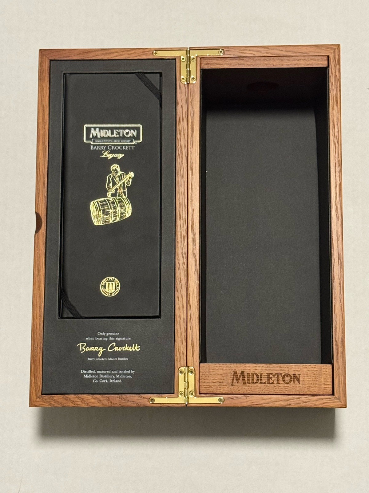 Midleton Barry Crockett Legacy – Wooden Presentation Box (EMPTY)
